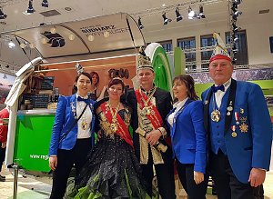 Görsbacher Karnevalsverein bei der Kanzlerin