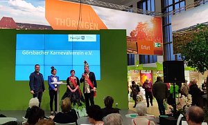 Görsbacher Karnevalsverein bei der Kanzlerin