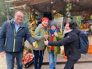 Die Reisenden aus Nordhausen besuchten den Berg der Seligpreisungen