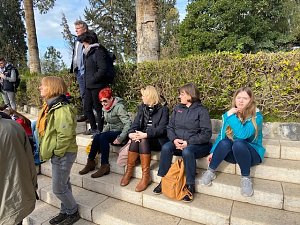 Die Reisenden aus Nordhausen besuchten den Berg der Seligpreisungen