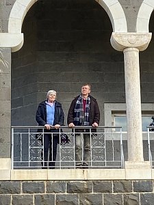 Die Reisenden aus Nordhausen besuchten den Berg der Seligpreisungen