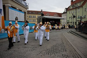 Rosenmontag auf dem Markt Sondershausen