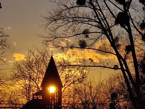 Abendstimmung auf dem Petersberg