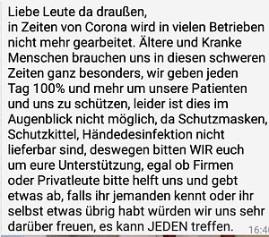 Hilferuf der Diakonie