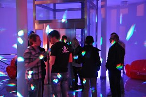 Party in der Atrium Passage