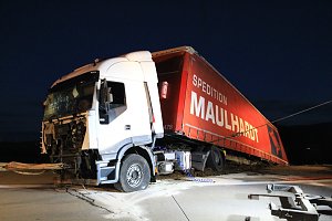 Bergung auf der Autobahn