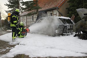 Zwei Fahrzeuge ausgebrannt