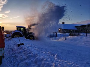 Rettung in der Not: in Lipprechterode konnten die freiwilligen Feuerwehren heute rund 350 Schafe bergen