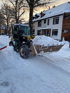 Räumungsarbeiten an der Bleiche
