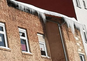 Gefahr Eiszapfen