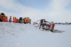 Schneepflug geborgen