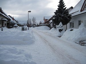Schneechaos in Leinefelde