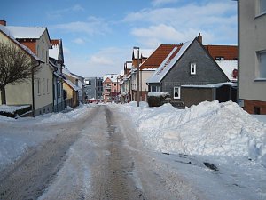 Schneechaos in Leinefelde