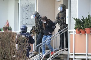 Gro&szlig;einsatz in der Bochumer Stra&szlig;e in Nordhausen