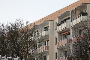 Gro&szlig;einsatz in der Bochumer Stra&szlig;e in Nordhausen