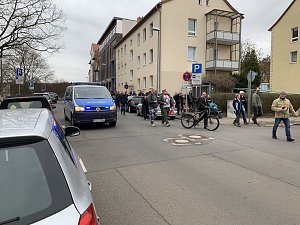 Spaziergang gegen die Lockdownma&szlig;nahmen der Regierung