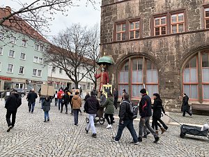 Spaziergang gegen die Lockdownma&szlig;nahmen der Regierung