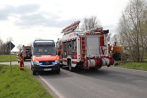 Schwerer Unfall bei Merxleben