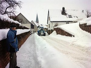 Massen an Schnee