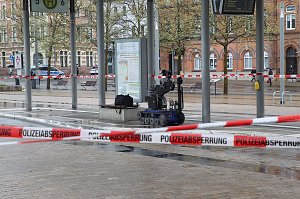Herrenlose Tasche auf dem Bahnhofsvorplatz sorgt f&uuml;r Polizeieinsatz