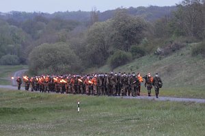 Vereidigungzeremonie der Rekruten der Bundeswehr Sondershausen