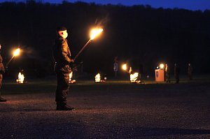 Vereidigungzeremonie der Rekruten der Bundeswehr Sondershausen
