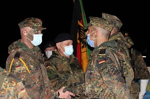 Vereidigungszeremonie der Rekruten der Bundeswehr in Sondershausen
