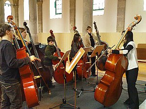Kontrabasskurs Landesmusikakademie Th&uuml;ringen