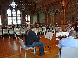 Musikstunde im Scholl-Gymnasium