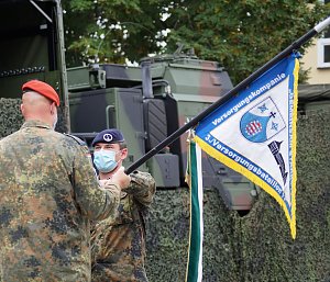 Übergabeapell in Herbsleben
