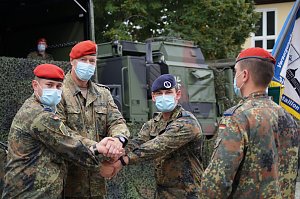 Übergabeapell in Herbsleben