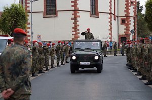 Übergabeapell in Herbsleben