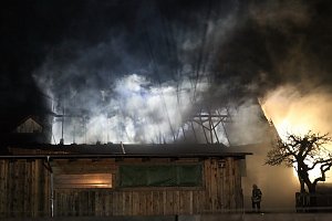 Scheunenbrand in Sollstedt