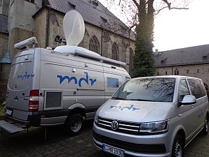 Den Gottesdienst im Dom konnten heute nicht nur Nordhäuser live erleben