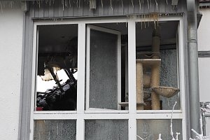Luftbilder vom Brandort in der Nordh&auml;user Altstadt