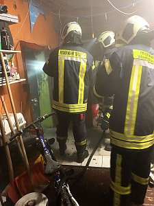 Waschk&uuml;che in Ebeleben brennt am Silvesterabend