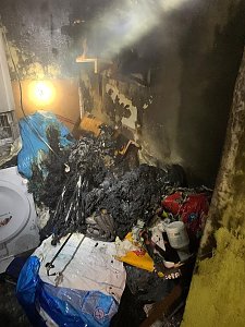 Waschk&uuml;che in Ebeleben brennt am Silvesterabend