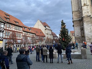 Knapp 200 Menschen kamen zur Marktkirche