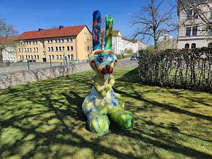 Peter Blei auf Osterspaziergang