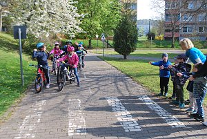 Verkehrstraining in Kindervilla Bad Frankenhausen