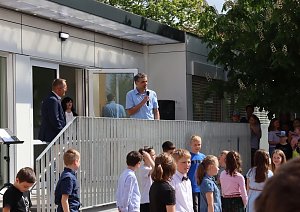 Er&ouml;ffnung des neuen Hort-Geb&auml;udes des K&auml;the-Kollwitz Grundschule