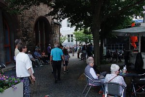 Das 52. Rolandsfest wurde nach zwei Jahren Pause heute auf dem Rathausplatz in Nordhausen er&ouml;ffnet