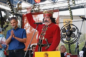 Das 52. Rolandsfest wurde nach zwei Jahren Pause heute auf dem Rathausplatz in Nordhausen er&ouml;ffnet