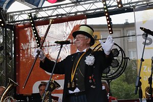 Das 52. Rolandsfest wurde nach zwei Jahren Pause heute auf dem Rathausplatz in Nordhausen er&ouml;ffnet