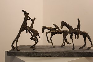 Vernissage imRathaus mit Erken von ann Vrielinck