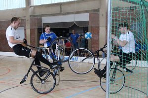 Der S&uuml;dharz-Cup der Radballer bleibt in Ilfeld