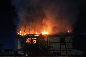 Wohnhaus in Oberspier ausgebrannt
