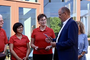 Verleihung der Ehrenplaketten des Landkreises Nordhausen 2022 in der Kalkh&uuml;tte in Urbach