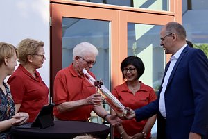 Verleihung der Ehrenplaketten des Landkreises Nordhausen 2022 in der Kalkh&uuml;tte in Urbach