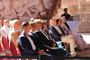Festakt auf dem Kyffh&auml;userdenkmal - 900 Jahre Kaiser Friedrich I Barbarossa